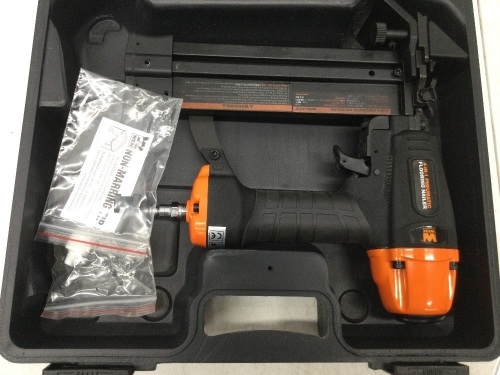 WEN 61741 4-in-1 18-Gauge Pneumatic Flooring Nailer and Stapler,E-COMMERCE RETURN - Lot 146
