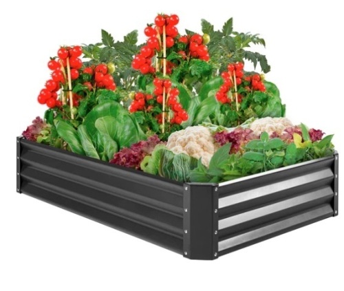 Outdoor Metal Raised Garden Bed for Vegetables, Flowers, Herbs,E-COMMERCE RETURN - Lot 161