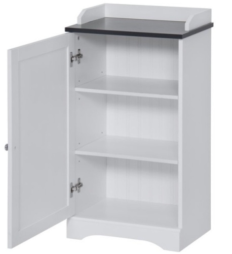 Best Choice Products Modern Contemporary Bathroom Floor Storage Organizer Cabinet w/ 3 Shelves,E-COMMERCE RETURN - Lot 139