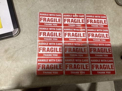 Round Corner Shipping Labels, 8.27" x 5.32", 500 Sheets = 1000 Labels - Lot 479