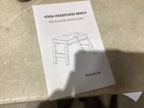 Restrial Life Yoga Inversion Bench- Headstand Bench - Lot 488