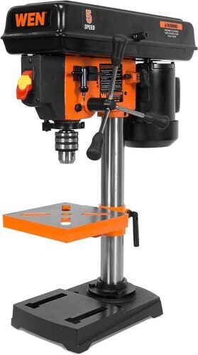 WEN 4206T 2.3-Amp 8-Inch 5-Speed Cast Iron Benchtop Drill Press  - Lot 755