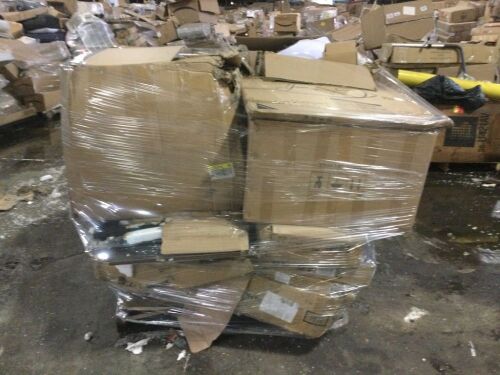 Pallet of Uninspected E-Comm Return Furniture, Boxes May Be Wet  - Lot 884