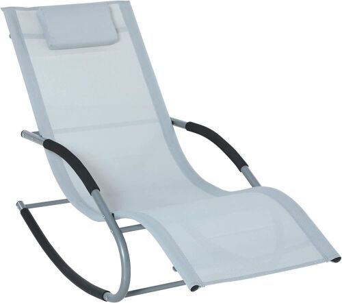 Outsunny Zero Gravity Rocking Lounge Chair  - Lot 113