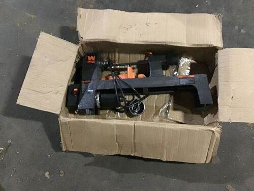 WEN 3421 3.2-Amp 8-Inch by 12-Inch Variable Speed Mini Benchtop Wood Lathe - Used, Damaged Motor - Lot 860