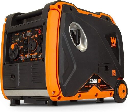 WEN 56380i Super Quiet 3800-Watt RV-Ready Portable Inverter Generator with Fuel Shut-Off and Electric Start  - Lot 870