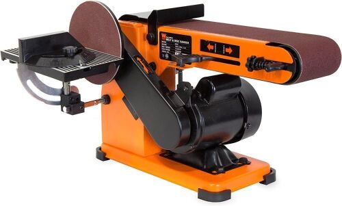 WEN 6500T 4 x 36" Belt & 6" Disc Sander with Steel Base  - Lot 553