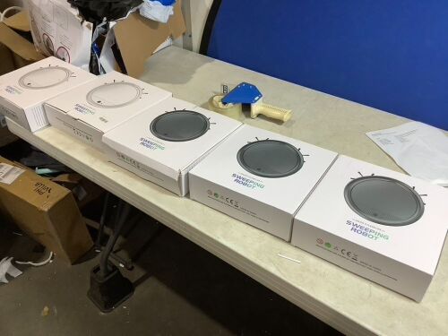 Lot of (5) Sweeping Robot Vacuum Cleaners - Lot 310