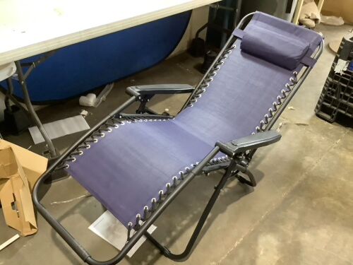 Zero Gravity Patio Lounge Chair  - Lot 353
