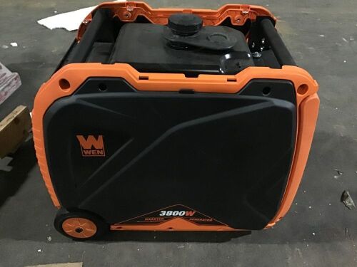 WEN 56380i Super Quiet 3800-Watt RV-Ready Portable Inverter Generator with Fuel Shut-Off and Electric Start - Lot 70