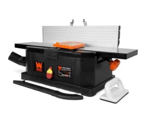 WEN 6559 6-Inch 10-Amp Corded Benchtop Jointer with Filter Bag and Depth Scale - Lot 950