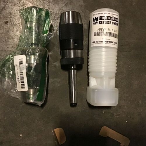 Lot of (2) WEN Keyless Drill Chucks - Lot 1116