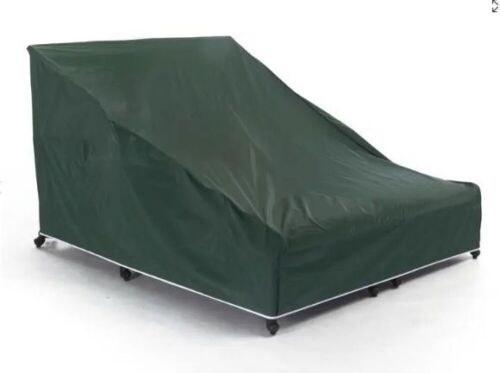 Lot of (2) Green Double Chaise Lounge Covers  - Lot 804