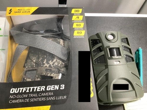Lot of (2) Outfitter Trail Cam, Powers On, Ecommerce Return