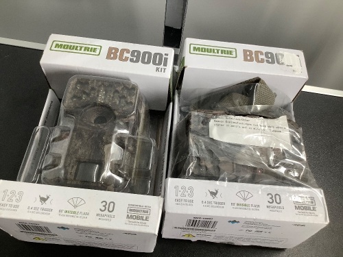 Lot of (2) Moultrie Trail Cam, Powers On, Ecommerce Return