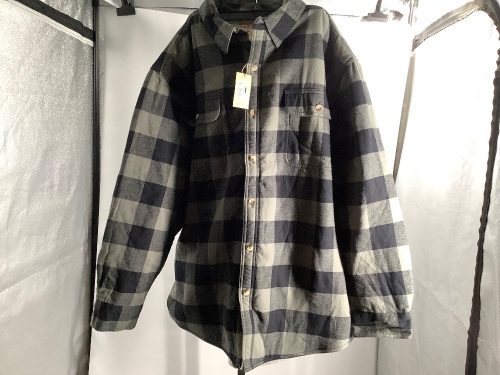 Red Head Sherpa Lined Flannel, XL, Appears New