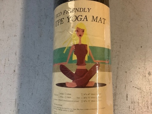 Eco Friendly TPE Yoga Mat, Appears New