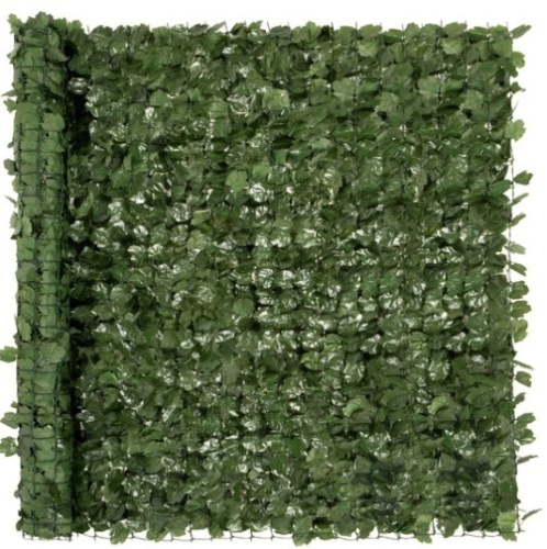 Outdoor Faux Ivy Privacy Screen Fence, 94x59in - Lot 102