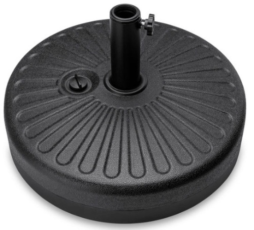 Plastic Patio Umbrella Base Pole Holder Accessory w/ Adjustable Knob - Lot 103