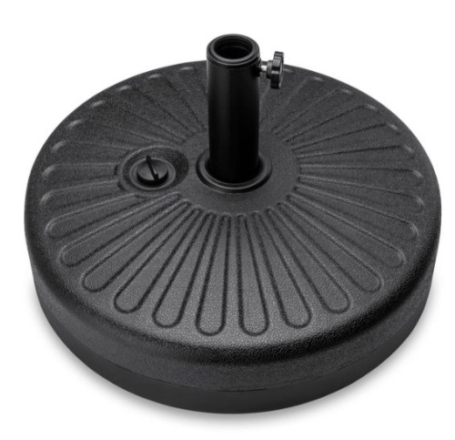 Plastic Patio Umbrella Base Pole Holder Accessory w/ Adjustable Knob - Lot 118