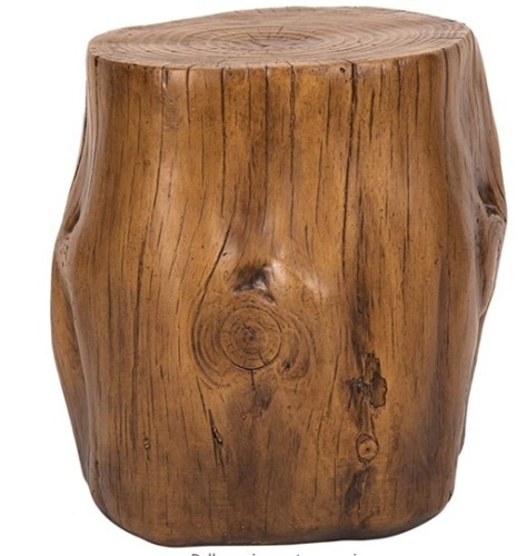 Ball & Cast Concrete Stool End Table, 16.5"H, Brown - Lot 155