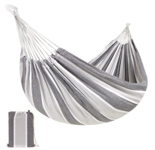 2-Person Brazilian-Style Double Hammock w/ Portable Carrying Bag, Steel - Lot 191
