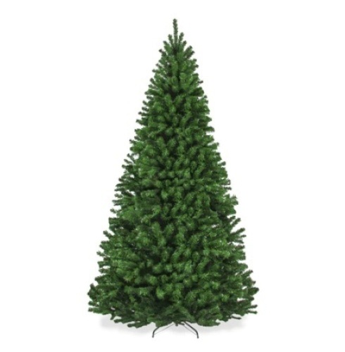 Premium Artificial Spruce Christmas Tree w/ Foldable Metal Base, 9ft, Appears New - Lot 78