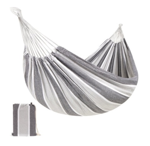 2-Person Brazilian-Style Double Hammock w/ Portable Carrying Bag, Steel - Lot 248
