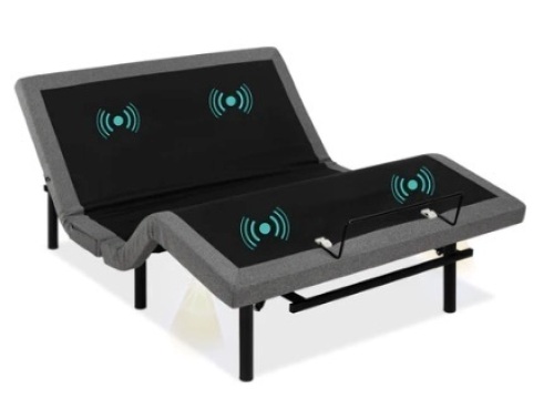 Queen Adjustable Bed Base with Massage, Remote, USB Ports - Lot 379