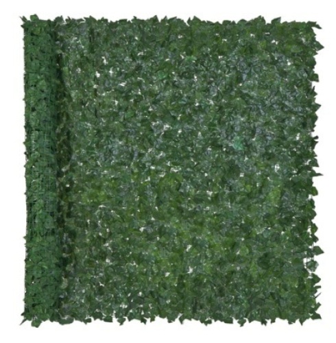 Outdoor Faux Ivy Privacy Screen Fence, 96x72in - Lot 385