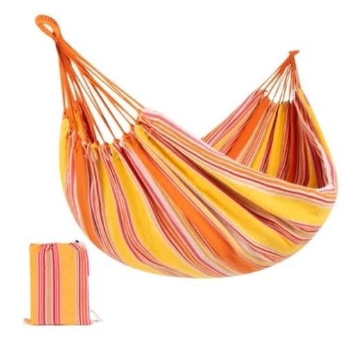 2-Person Brazilian-Style Double Hammock w/ Portable Carrying Bag, Sunset - Lot 270