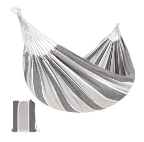 2-Person Brazilian-Style Double Hammock w/ Portable Carrying Bag, Steel - Lot 271