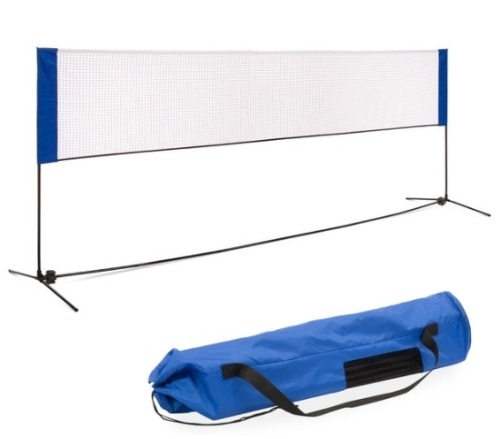 Portable Freestanding Volleyball, Tennis, Badminton Net - 12.5ft - Lot 275
