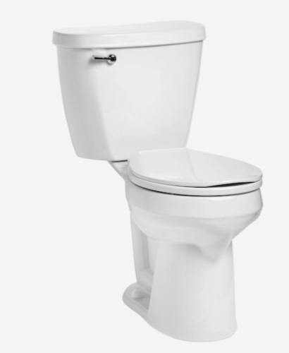 Mansfield  Summit White Round Chair Height 2-piece WaterSense Toilet 12-in Rough-In Size (Ada Compliant) - Lot 345