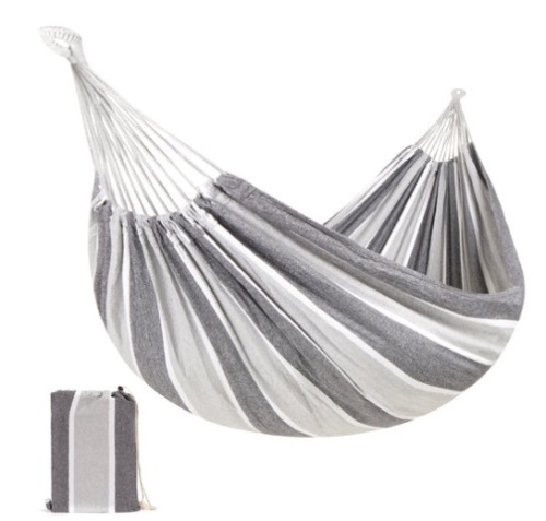 2-Person Brazilian-Style Double Hammock w/ Portable Carrying Bag, Steel - Lot 528