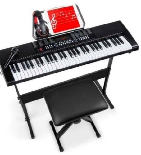Best Choice Products SKY5138 61-key Beginner Keyboard Piano Set - Lot 538