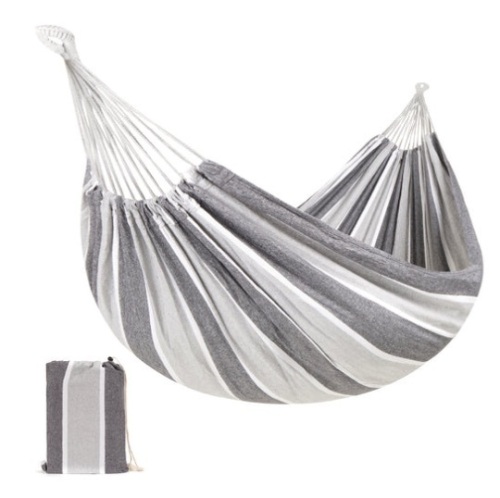 2-Person Brazilian-Style Double Hammock w/ Portable Carrying Bag, Steel - Lot 549