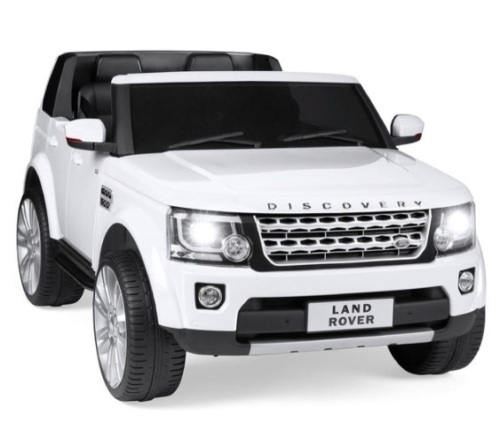 12V 2-Seater Licensed Land Rover Ride-On w/ Parent Remote Control, White - Lot 556