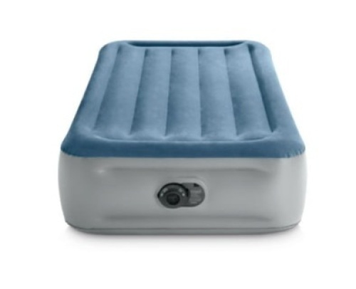 Intex 15" Essential Rest Dura-Beam Airbed Mattress with Internal Pump included- TWIN - Lot 572