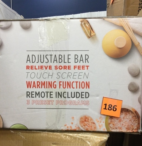 Foot Massager w/ Warming Function, Touch Screen, Remote, 3 Preset Programs - Lot 186