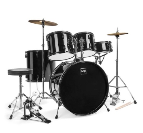 5-Piece Full Size Drum Set For Adults - Lot 579
