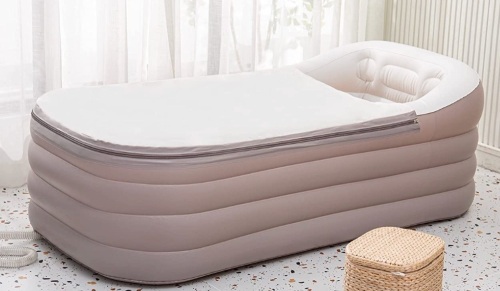 ThermaeStudio Mobile Inflatable Bathtub, Appears New, Retail 115.99 - Lot 40