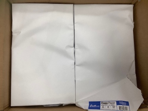Box of 10 Quill Legal Copy Paper, E-Comm Return, Retail 112.90 - Lot 70