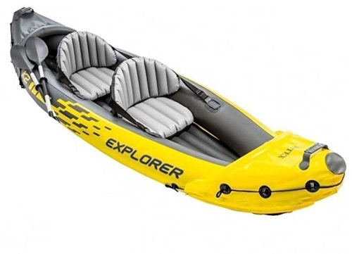Intex Explorer K2 Inflatable Kayak, May Vary From Stock Photo, Appears new, Retail 165.18 - Lot 90