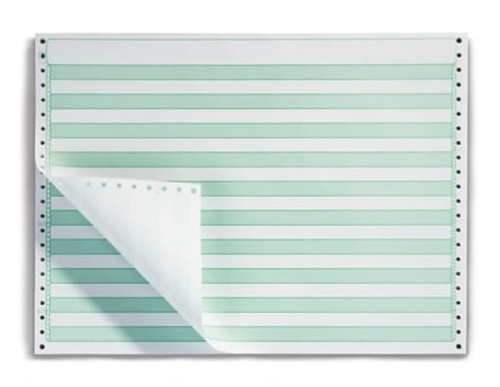 Box of Staples Green Bar Computer Paper, Appears New, Retail 107.99 - Lot 112