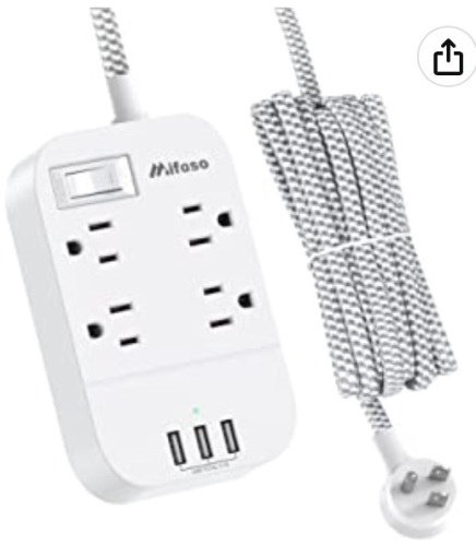 Mifaso Power Strip, Untested, Appears New, Retail 22.99 - Lot 113