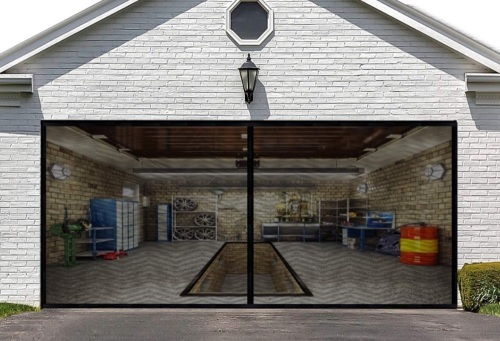 Magnetic Garage Door Screen, Appears New, Retail 99.99 - Lot 161