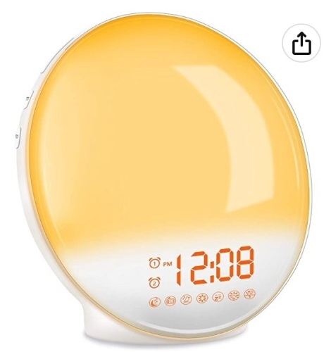 Wake Up Light/ Clock, Untested, E-Commerce Return, Retail 32.99 - Lot 249