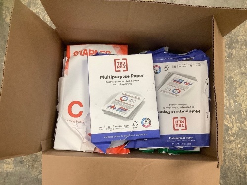 Box of 7 Misc. Paper, E-Comm Return - Lot 281