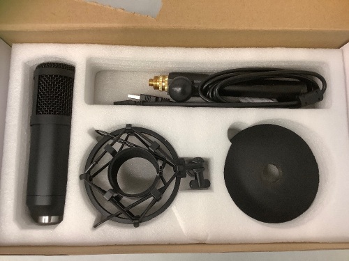 USB Condenser Microphone, Untested, Appears new - Lot 322